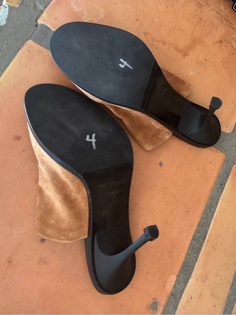 Free People Suede Leila Heeled Mule EU 36: Bohemian western - Picture 3 of 4
